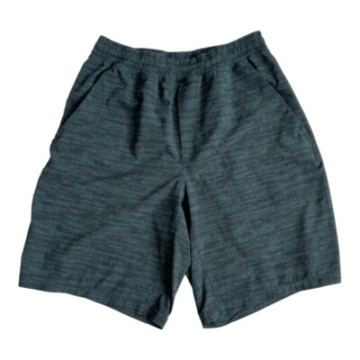 Lululemon Men's Green/Black Pace Breaker Short 9