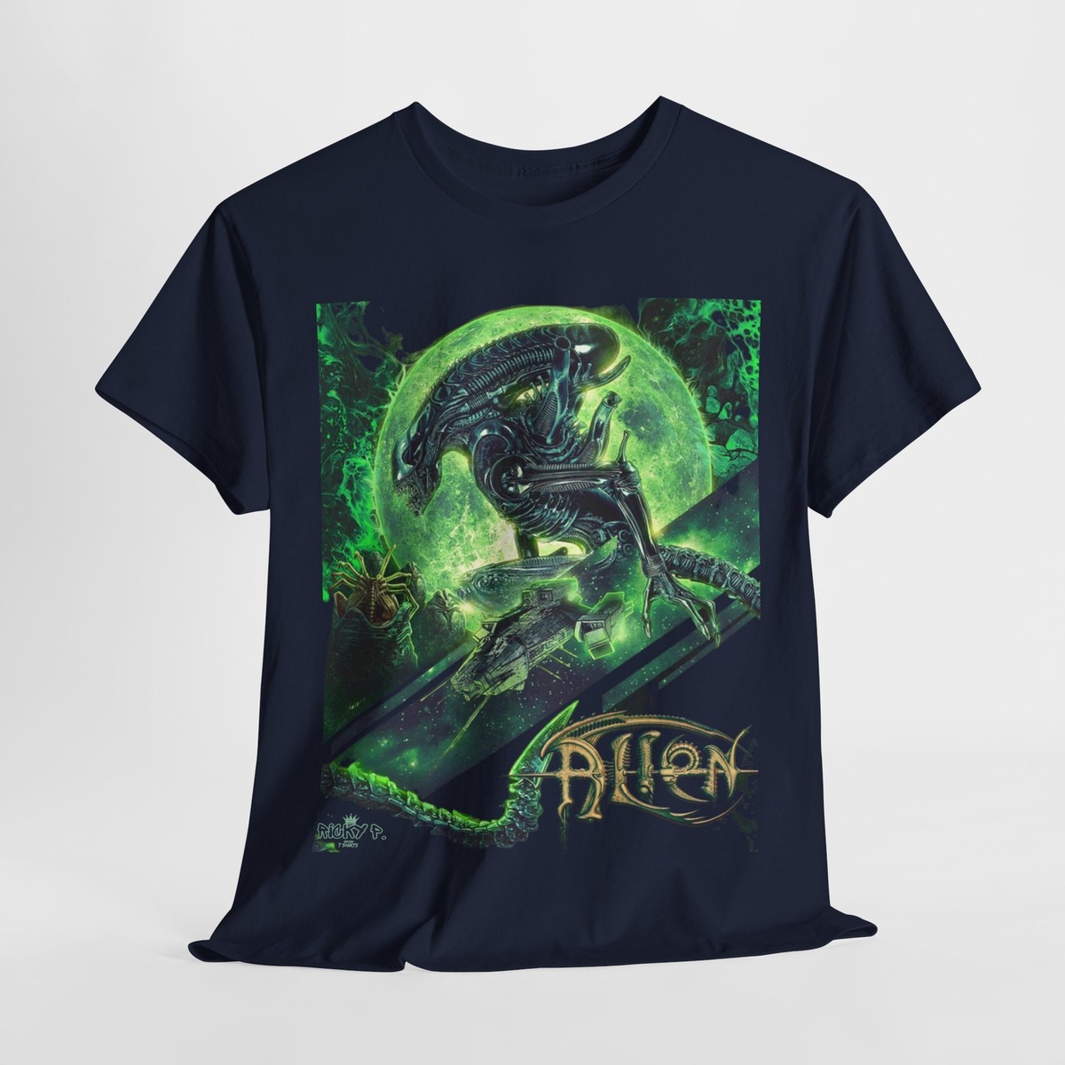 Alien 1979 Ridley Scott Movie T shirt Unisex Heavy Cotton Tee | eBay