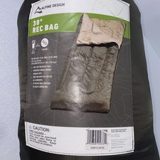 Alpine Design Rec Sleeping Bag Grey 30 Degrees For Sale Online Ebay