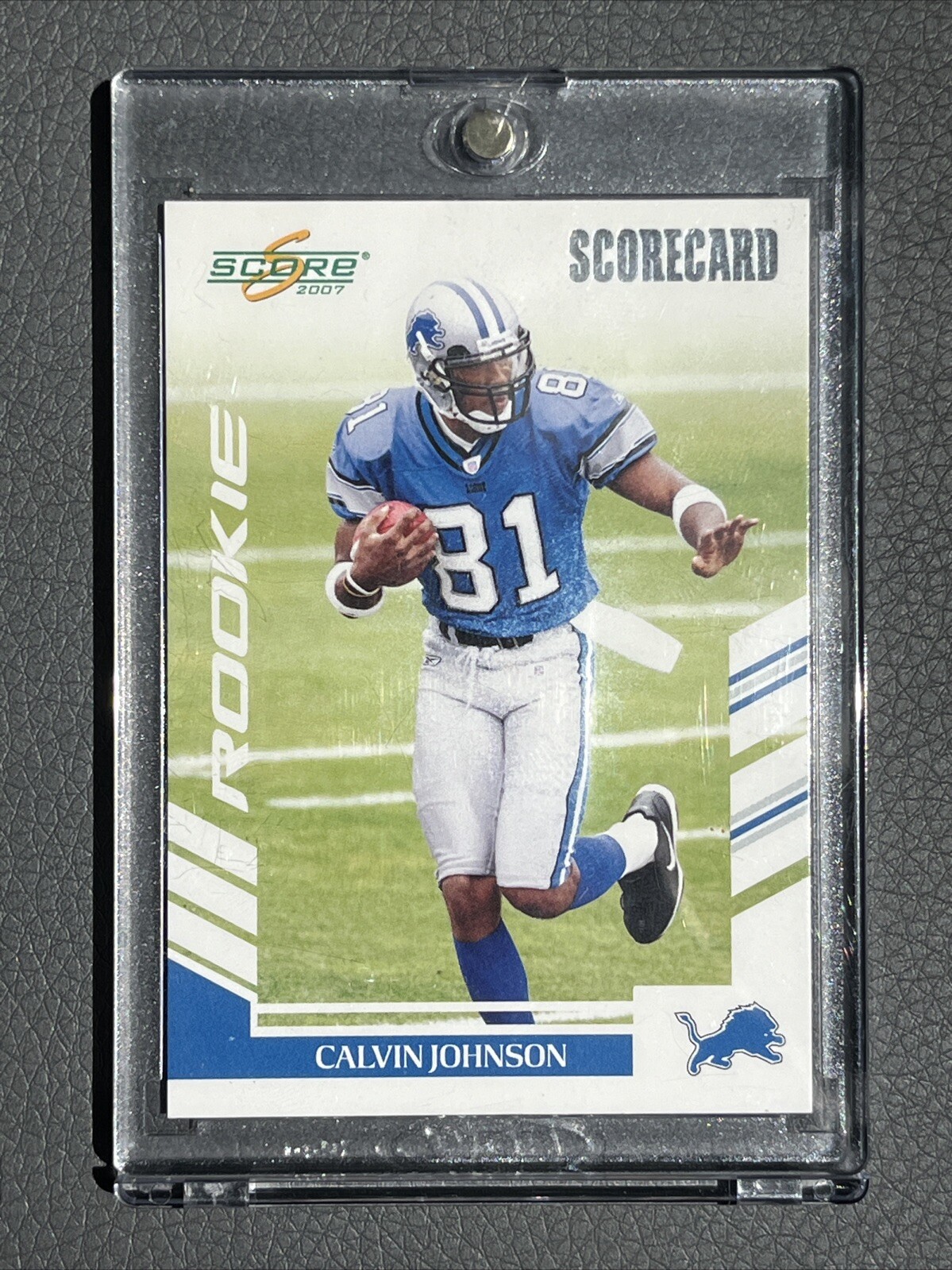 2007 Score Calvin Johnson Rookie Scorecard Parallel #451/750 🎆 Rc