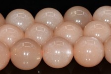 12MM Genuine Natural Peach Moonstone Grade AA Round Gemstone Loose Beads 15.5"