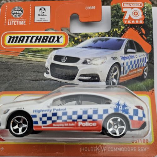 MATCHBOX - 2023 HOLDEN VF COMMODORE SSV WHITE POLICE 35/100 - Picture 1 of 1