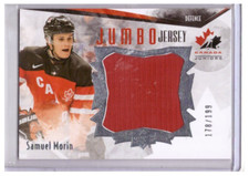 Samuel Morin 2015-16 UD Team Canada Jr. Jumbo Jersey Card #JS-SM /199