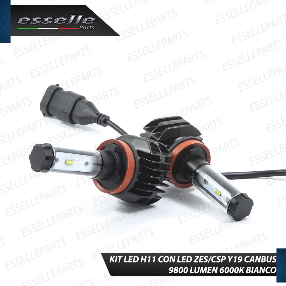 KIT FULL LED LAMPADE H11 6000K 9800 LM CANBUS FENDINEBBIA VW GOLF SPORTSVAN - Immagine 3 di 4