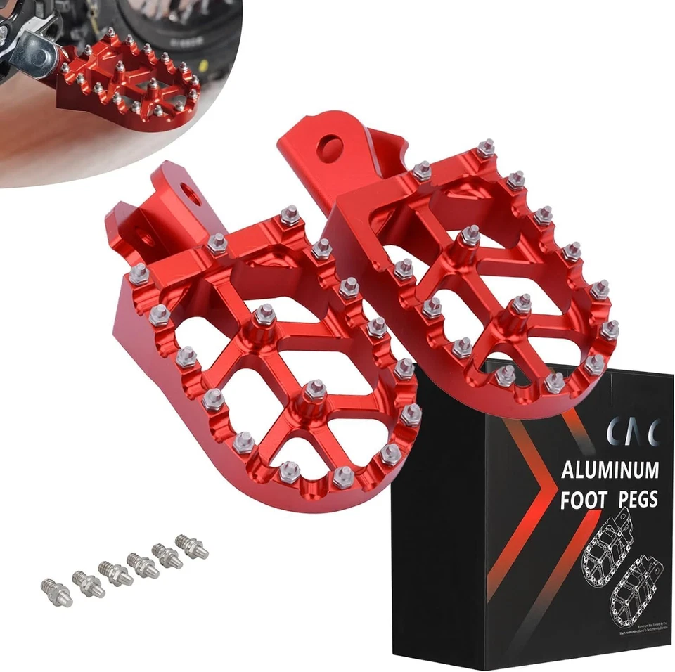 CRF150F estriberas estriberas de motocicleta CNC para CRF150F CRF230F 2003-2019 Sur Ron Foto 2 de 4