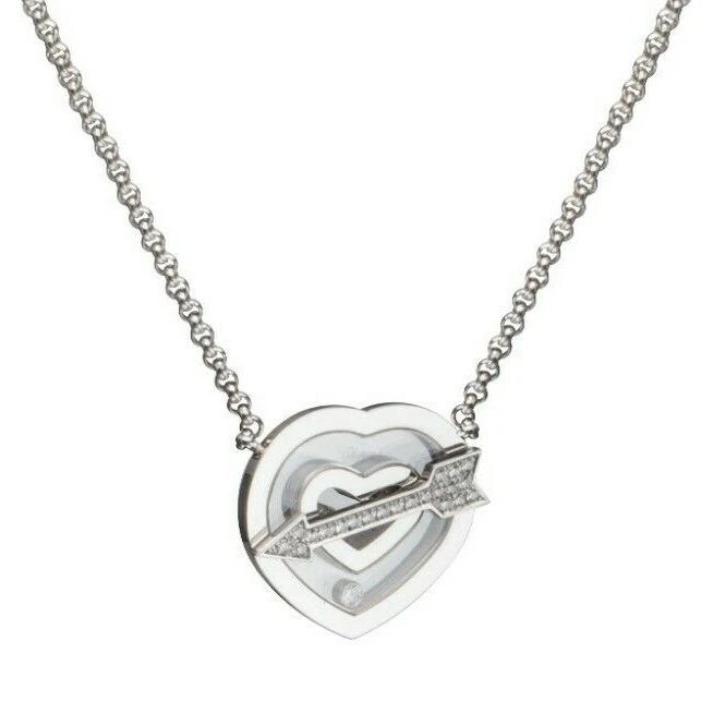 Chopard — Chopard Happy Diamonds Heart White Gold Pendant 81/6599 New Retail