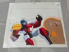 TRANSFORMERS Beast Wars II CEL & DOUGA Lio Convoy animation anime cel sketch A19