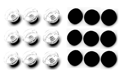 9 Small Ear Gels Tips Kit for Plantronics Voyager LEGEND Replacement with FOAMS
