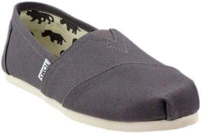 MEN's Toms Alpargata Canvas Ash Slip-On US Size Brand New 100% Authentic