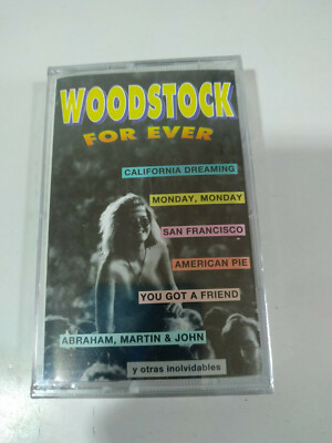Woodstock For Ever American Pie California Dreaming Cinta Tape Cassette Nueva 2T