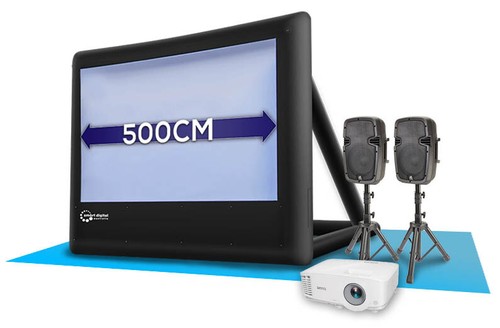 Outdoor Movie cinema package w 