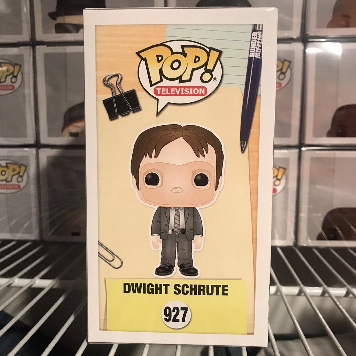 NIB THE OFFICE DWIGHT SCHRUTE CPR MASK # 927 FUNKO POP! TELEVISION