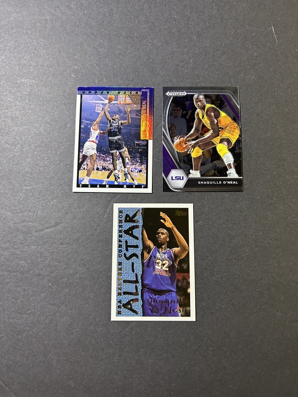 Shaquille O’Neal 3 Card Basketball Card Lot - 15