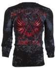 ARCHAIC by AFFLICTION Men's Long Sleeve THERMAL Shirt ACHILLES Biker Black $58