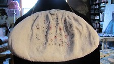 Antique 1900's French handmade micro-beaded evening purse