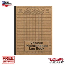 Vehicle Maintenance Log Book: Car Repair Journal / Automotive Service Record Boo