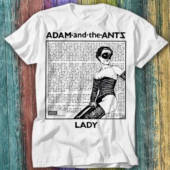 Adam And The Ants Lady Band T Shirt Top Tee 416 | eBay UK