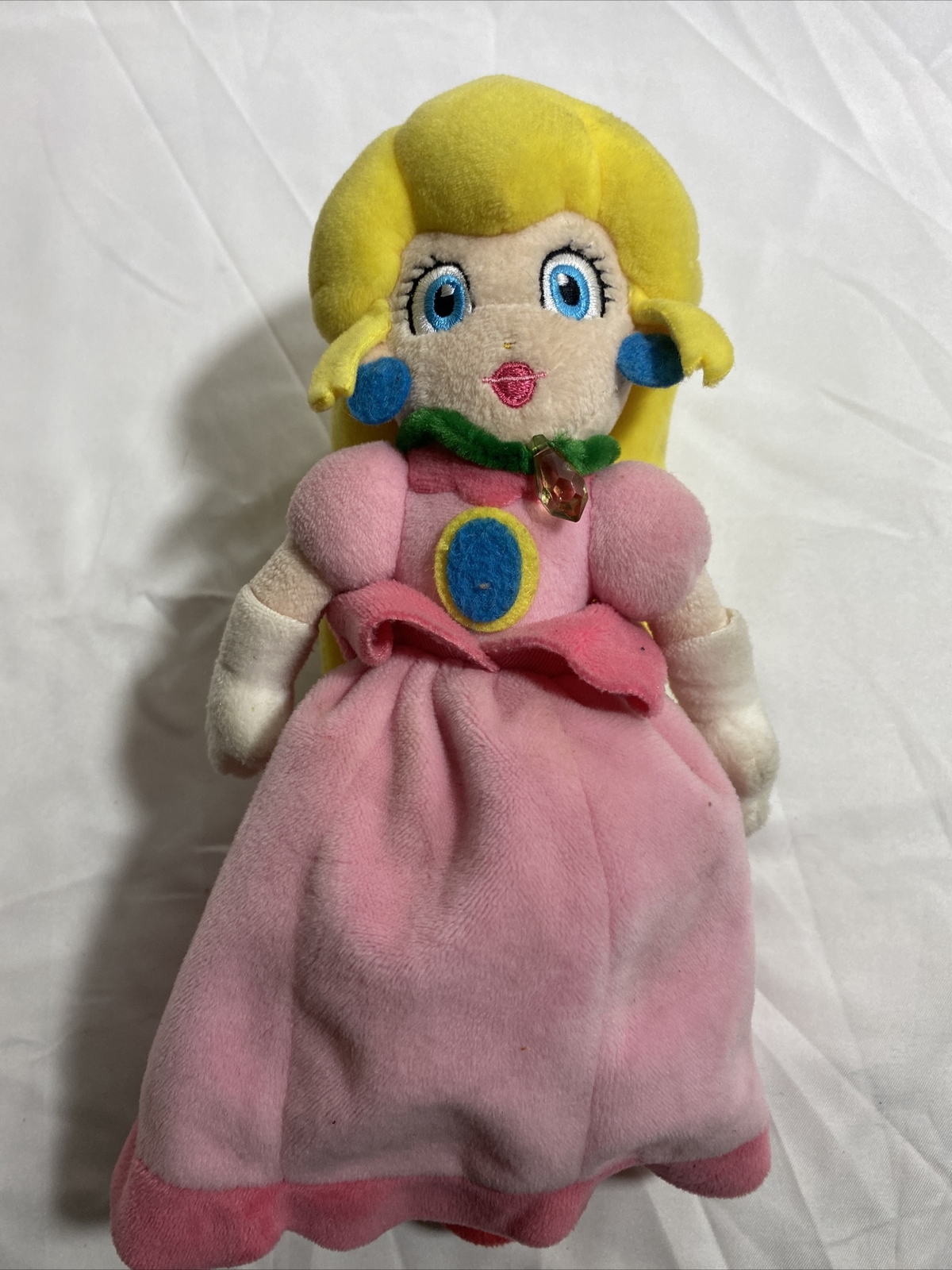Super Mario Bros Mario Princess Peach Plush Doll Figure Soft Toy 9in