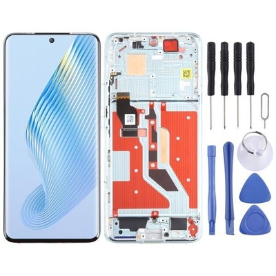 Original-Zubehör-Hersteller For Honor Magic 5 PGT-AN00 LCD Display Touchscreen Digitizer mit grünem Rahmen