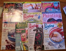 Painting Magazines with Patterns Lot of 10 Tole Decorative Folk