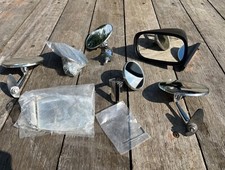 Job Lot of 7 Classic Chrome Wing Mirrors / Rear View - Kit Car Austin Mini MGB