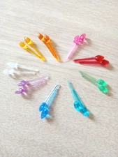 50 Piece Plastic Bulbs Lights Mini, Twist for Ceramic Christmas Trees/Houses