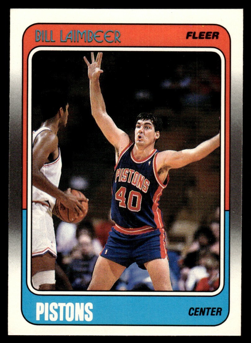 BILL LAIMBEER 1988-89 FLEER #42