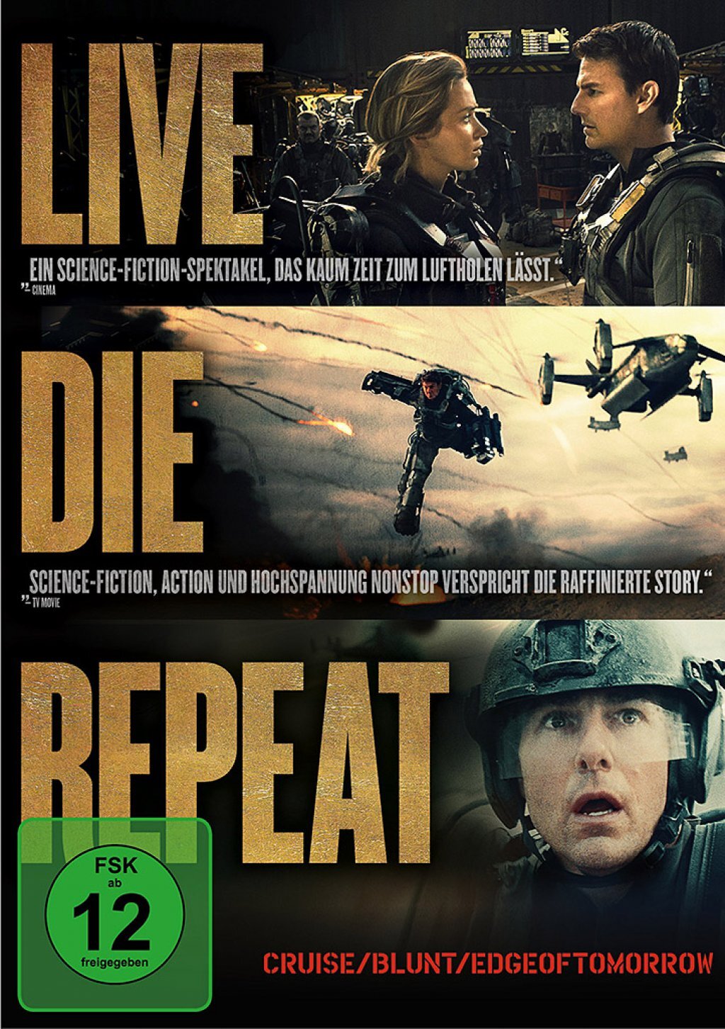 DVD Live. Die. Repeat. - Edge of Tomorrow (2014) Sci-Fi Tom Cruise, Emily Blunt - Bild 2