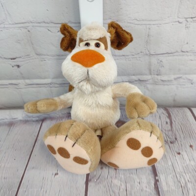 VTG Plush Dog Jerry Elsner 2000 8'' Polyester Fiber &Pellet Filled Waka Toys HTF