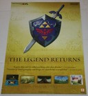 LEGEND OF ZELDA OCARINA OF TIME Nintendo ORIGINAL Video Game UK POSTER 2011 RARE — photo 8