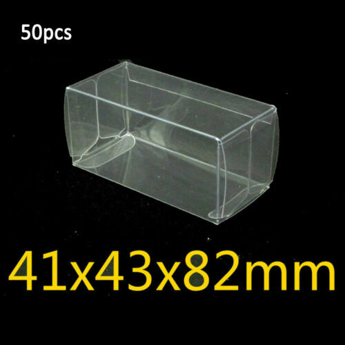 Lot De 20/25/50 Boîtes De Protection Transparentes PVC Pour Voitures Jouets 1:64