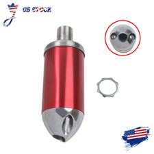 Red 3/4" Threaded Aluminium Exhaust Muffler For Predator 212cc 196cc/6.5HP