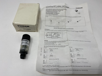 Turck SPT1-AP6X 10-30VDC PNP Smart Plug Programmable Sensor Timer