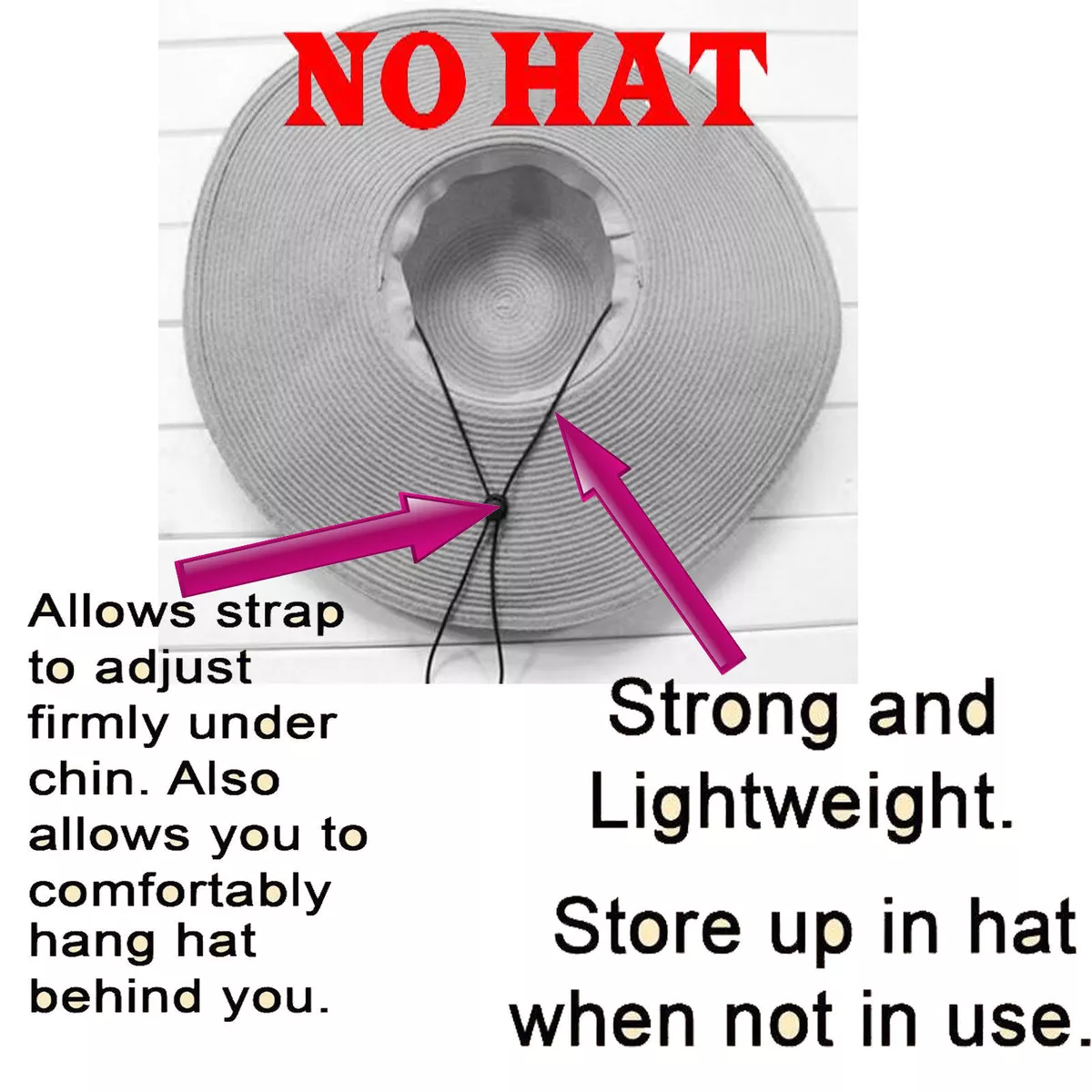 How to make a cheap chin strap for a hat