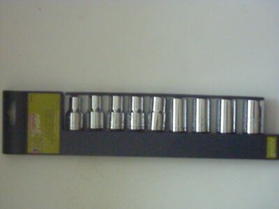 CRAFTSMAN EVOLV 9-PC  1/2IN. DRIVE  SOCKET SET ....METRIC  ( Model # 10043 )