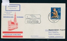 06631) Austria, AUA FF Frankfurt-Vienna 4.4.59, So-Kte from Saarbr�cken Saar