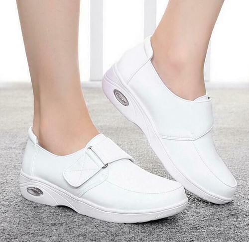Deporte Blanco Deslizante Enfermería Zapatos Blancos Calzado de hospital Zapatos de trabajo |