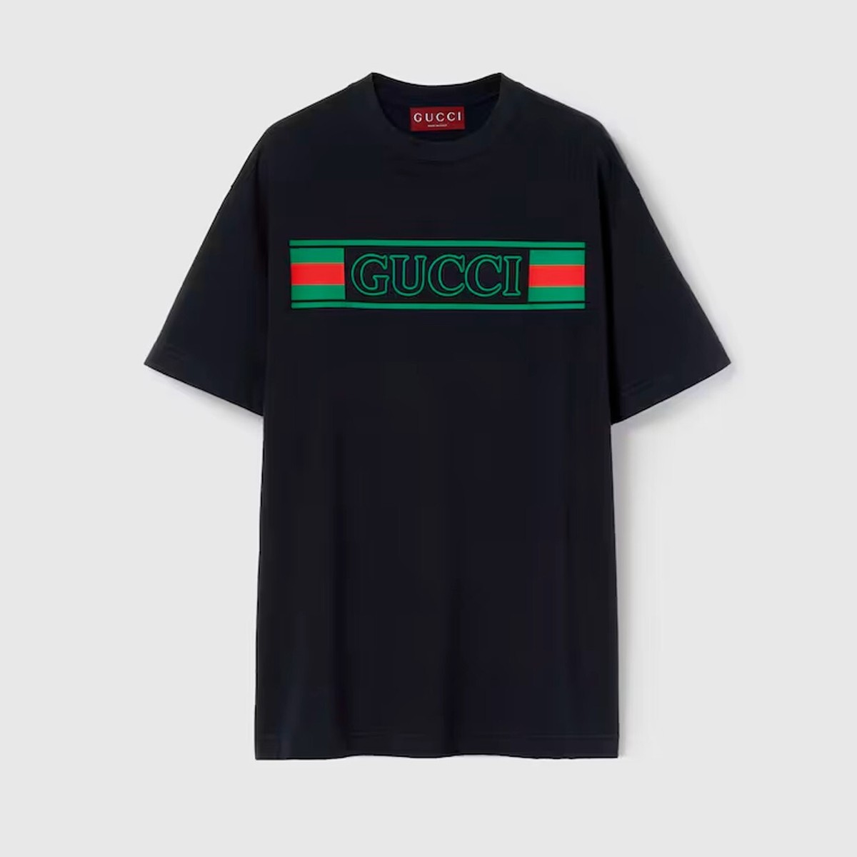 GUCCI Men's Logo Print Cotton T-Shirt Short Sleeve Size M | eBay