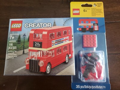 lego london bus magnet