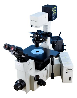 Olympus IX70 Inverted Phase Contrast DIC Fluorescence Microscope