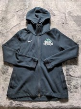 Nike DRI Fit Women's Mock Neck Full Zip Hoodie Size Medium Black