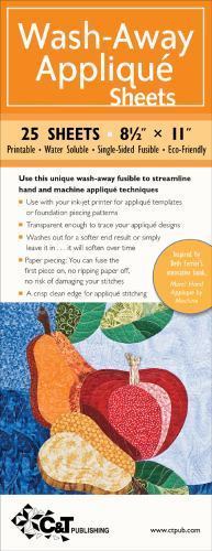 Wash-Away Applikation Blätter: bedruckbar; wasserlöslich; einseitig; schmelzbar; ... - Bild 1 von 1