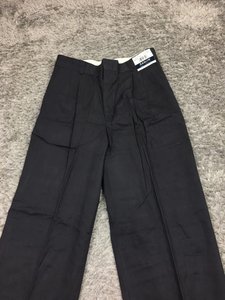 Arrow Chino платье брюки для мальчиков размер 18 Reg темно-синий темно-синий прямой ноги - Изображение 2 из 4