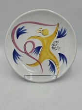 1995 Ft Worth Susan G. Komen Race For The Cure DERUTA Collector's Plate Signed