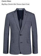 calvin klein suit jacket big boy size 20