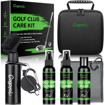 cogoyolo Pro Golf Club Care Kit with black 