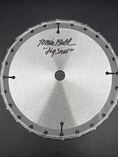 TOBIN BELL SIGNED AUTOGRAPHED 7" AUTHENTIC STEEL SAW BLADE JIGSAW BECKETT WITTNE