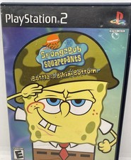PS2 :  SPONGEBOB SQUAREPANTS : BATTLE FOR BIKINI BOTTOM !!  Case and Disc Only