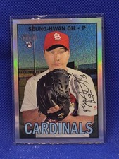 2016 Topps Heritage High Number - Color Swap Variation Seung-Hwan Oh #703 (RC)