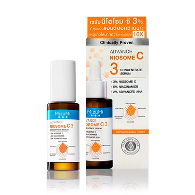 MizuMi Advance Niosome C Concentrate Serum The Best Antioxidant Youthful 30 ml.